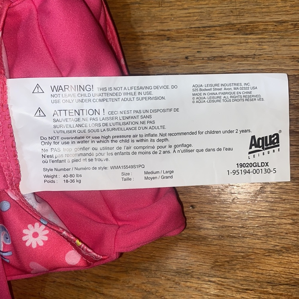 Pink floaties - Picture 3 of 3